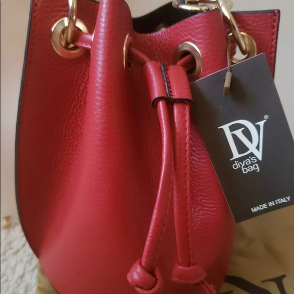 Divas Bag made in Italy. Red. New without tags. - Picture 6 of 11